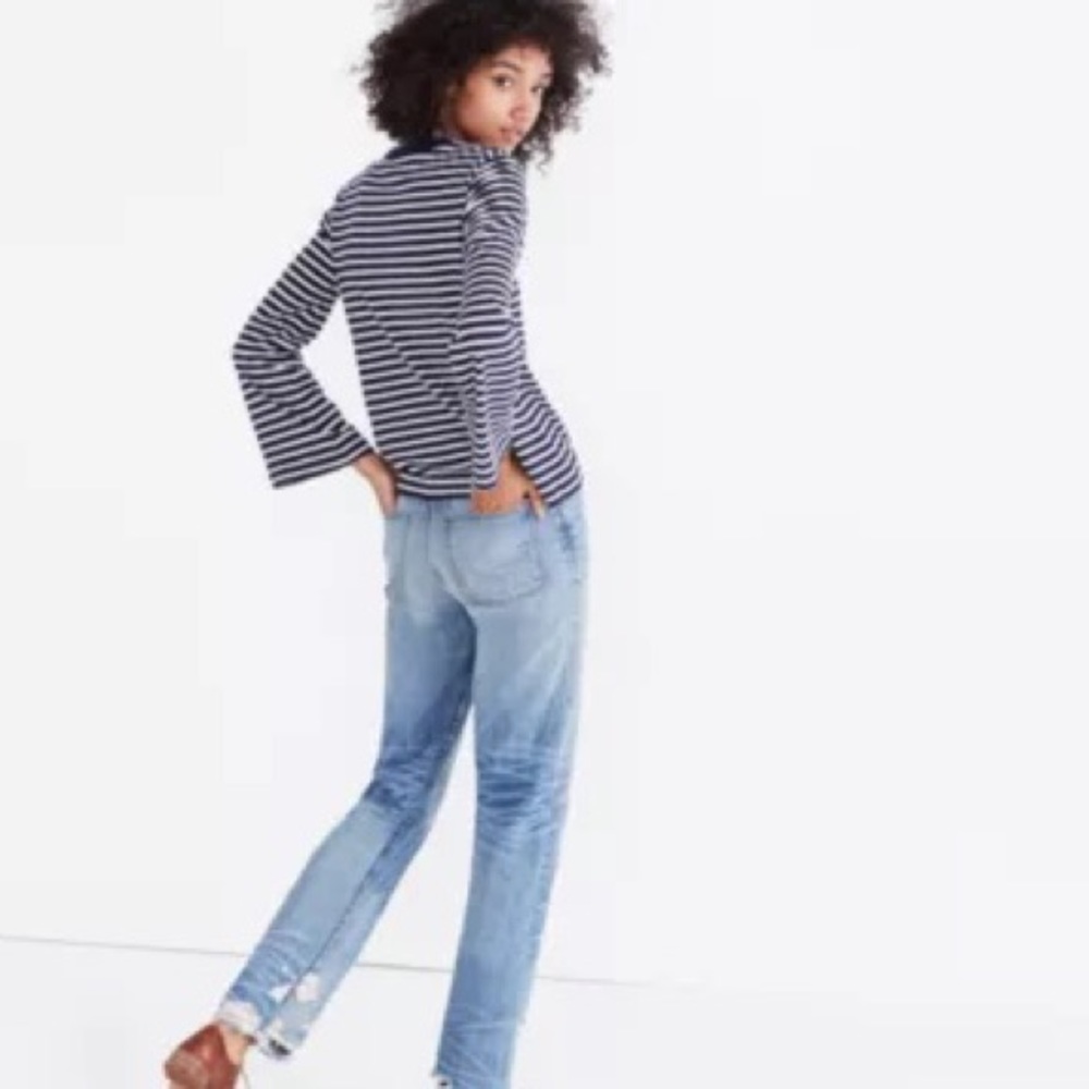 Madewell | Rivet & Thread Bell-Sleeve Tee | S - Picture 7 of 8
